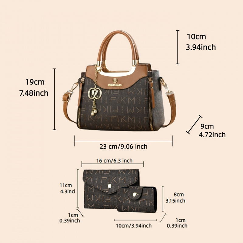 3-piece set of light luxury hi - Women Bags Luxury recension och pris