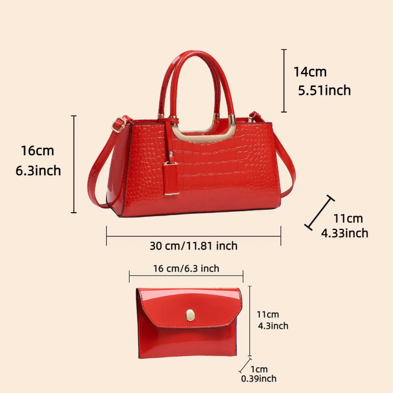 Women's Handbag Set, Light Lux - Women Bags Luxury recension och pris