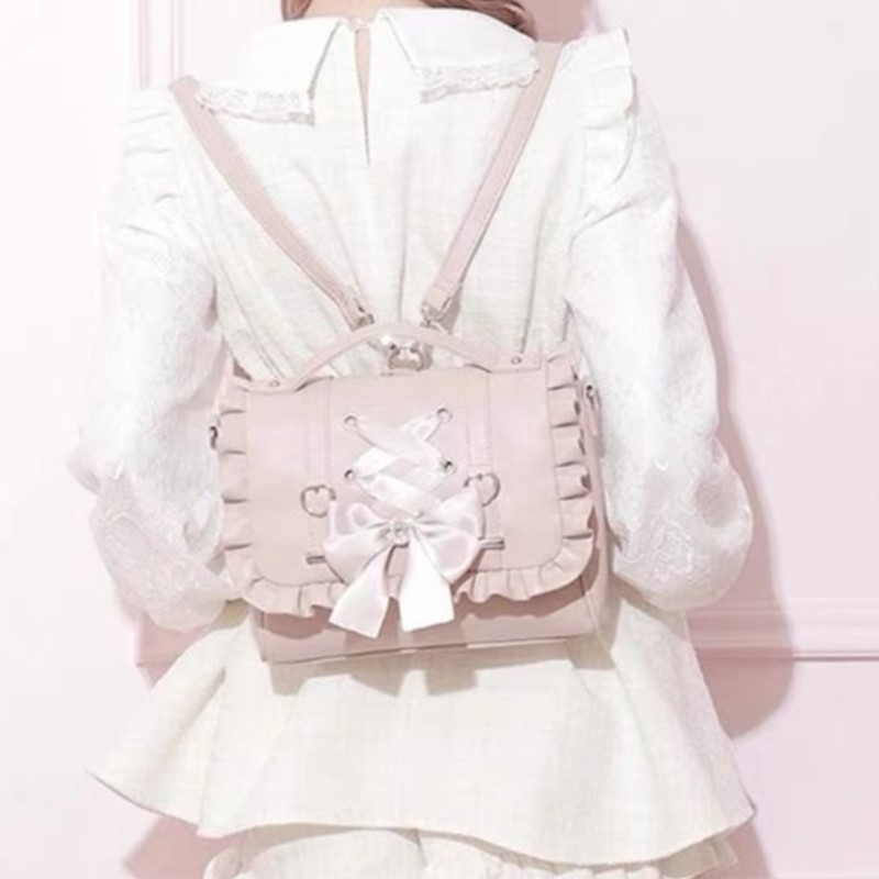 Sweet Bow Pink Mochila Women F - Women Bags Trend 2025 recension och pris