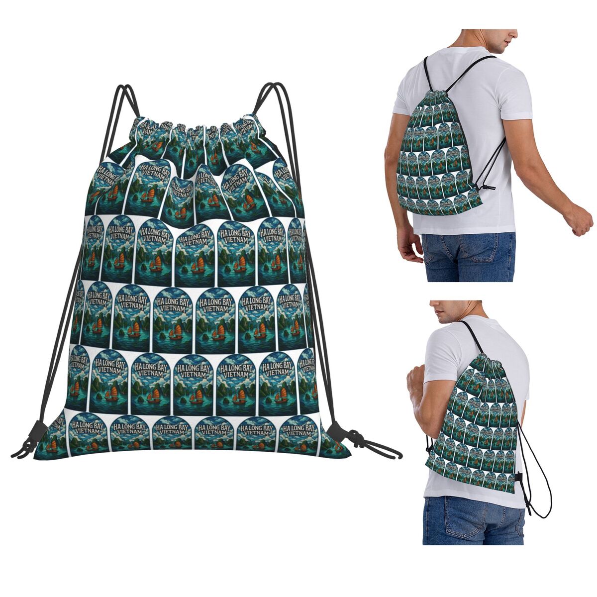 Ha Long Bay Vietnam Stained Gl - Women Bags Vietnam recension och pris