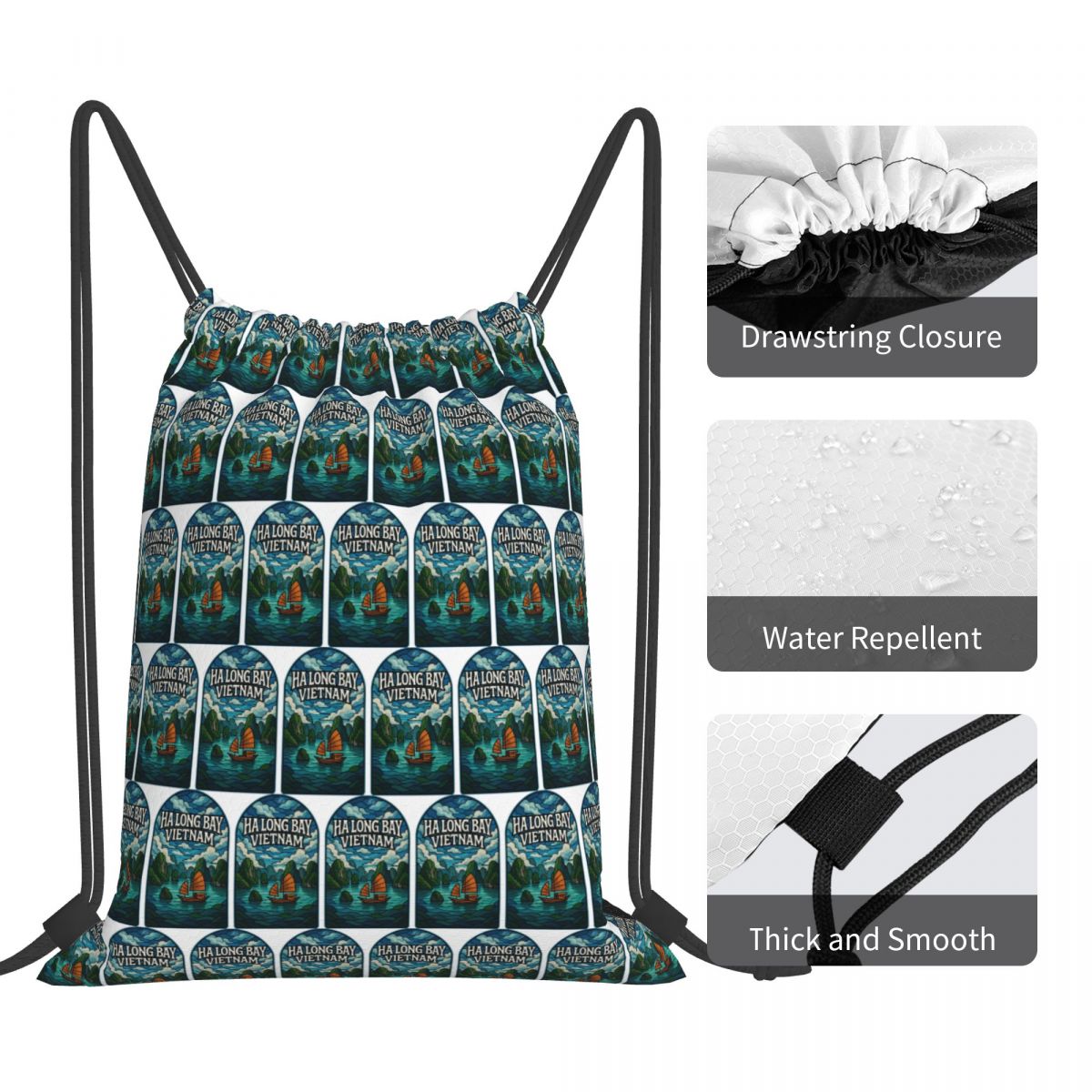 Ha Long Bay Vietnam Stained Gl - Women Bags Vietnam recension och pris
