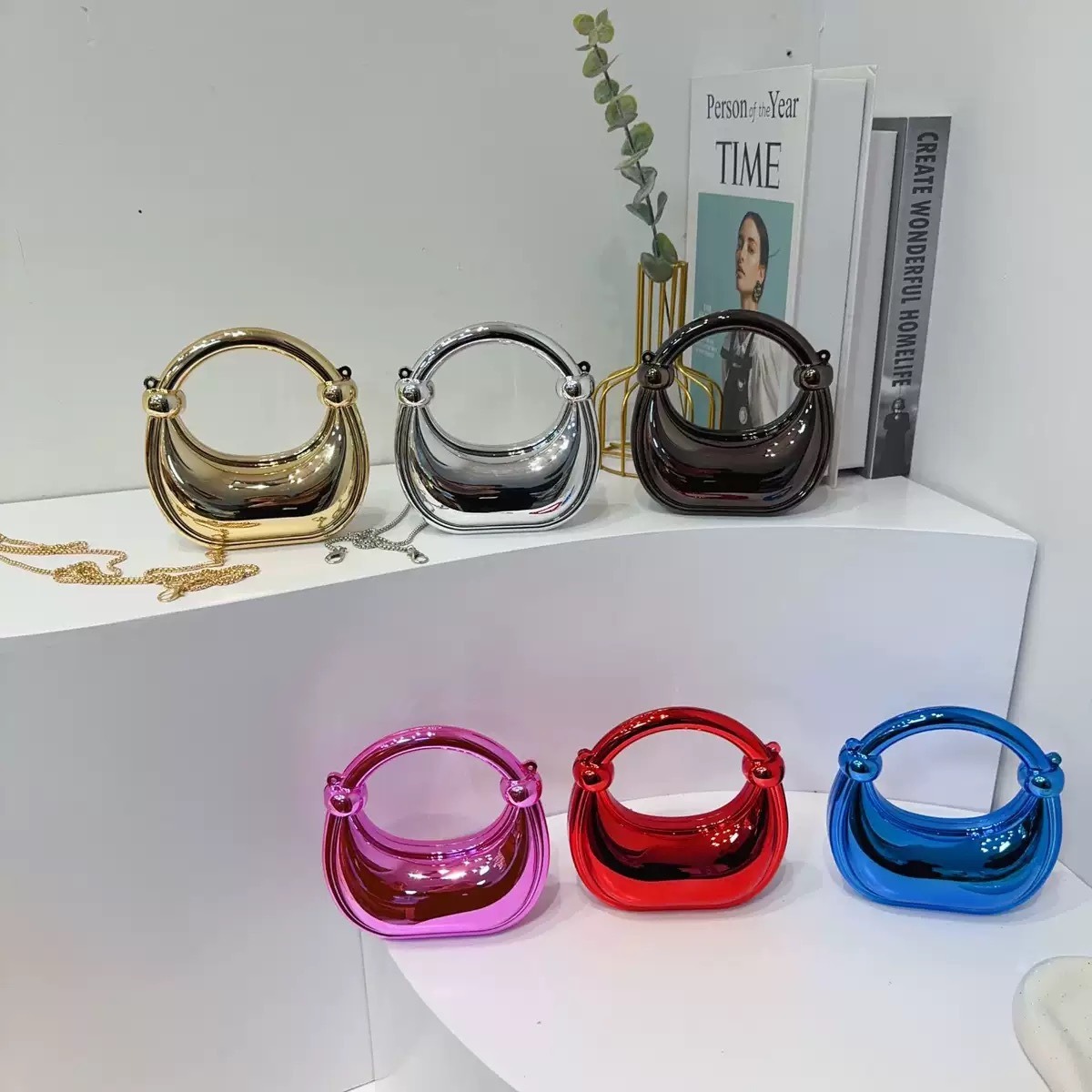 Mini Golden Evening Bag Purses - Women Bags Luxury recension och pris