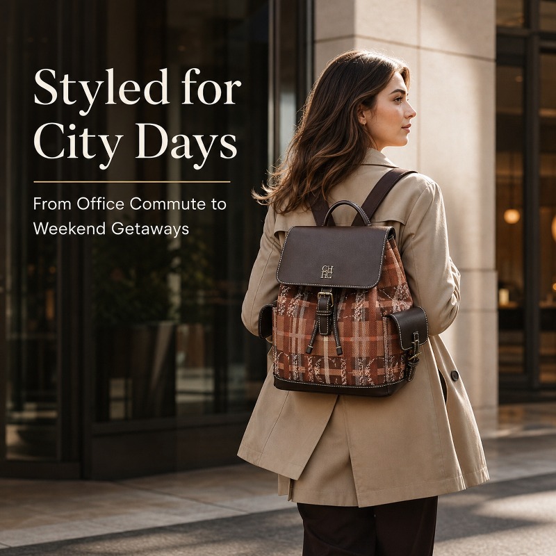 CHHC Fashion Color Block Backp - Women Bags Luxury recension och pris