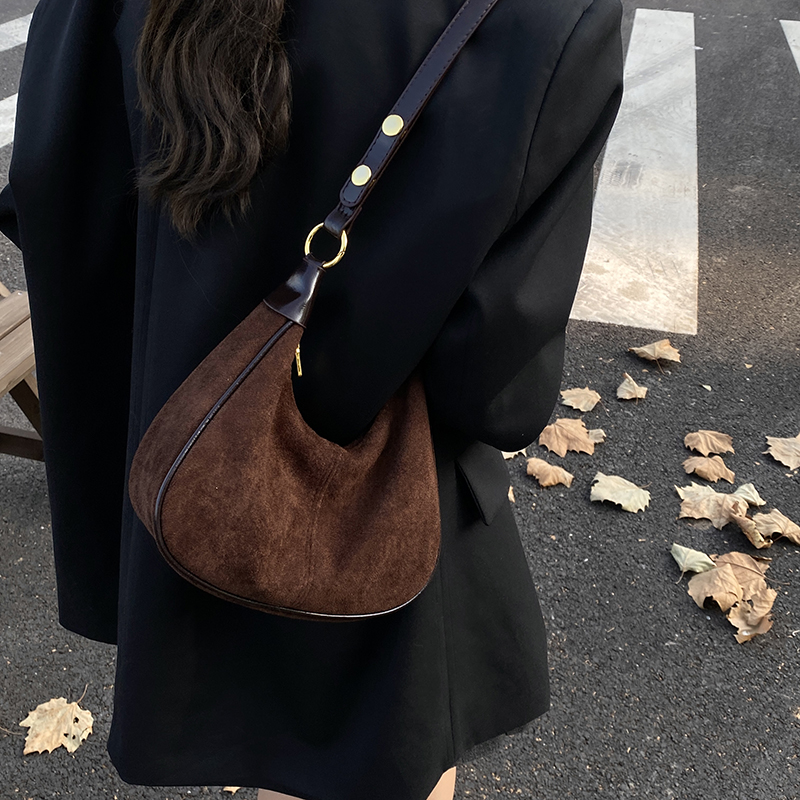 LEFTSIDE Women Small Suede Sho - Women Bags Trend 2025 recension och pris