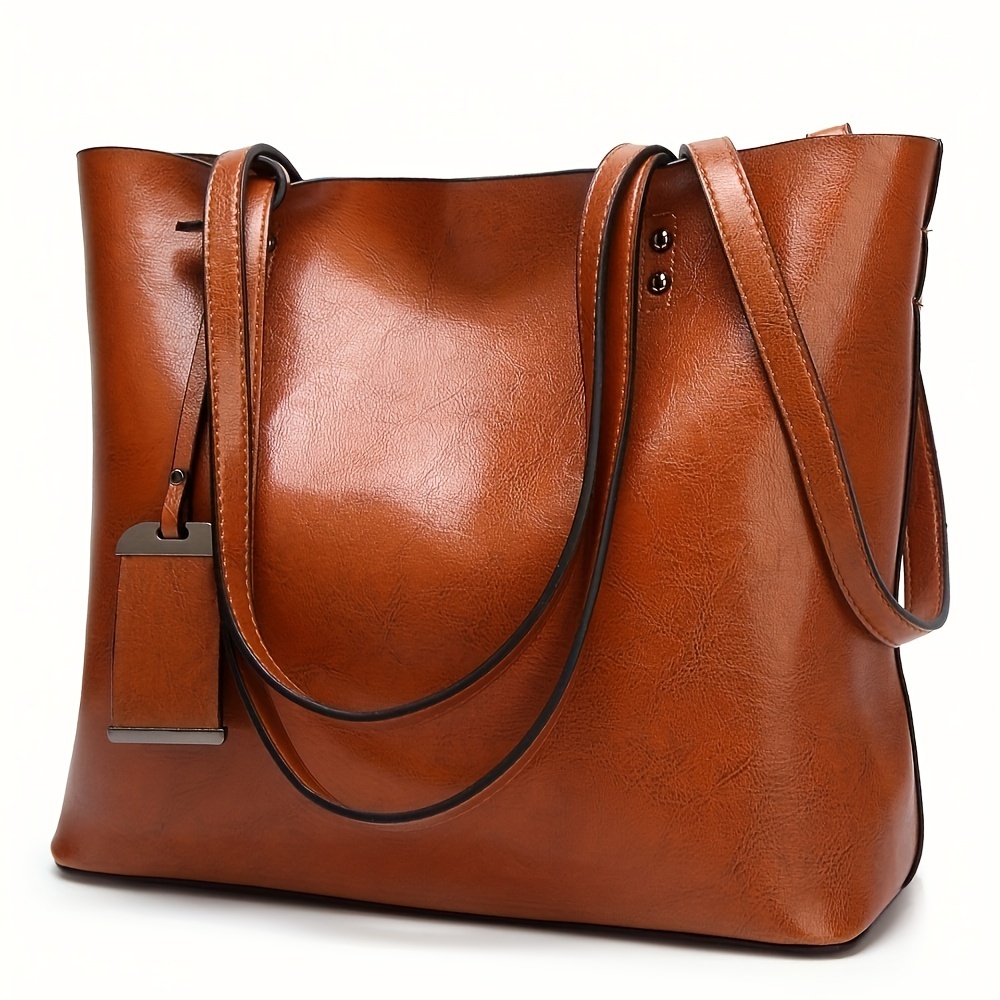 Fashionable Classic Retro Leat - Women Bags For Office recension och pris