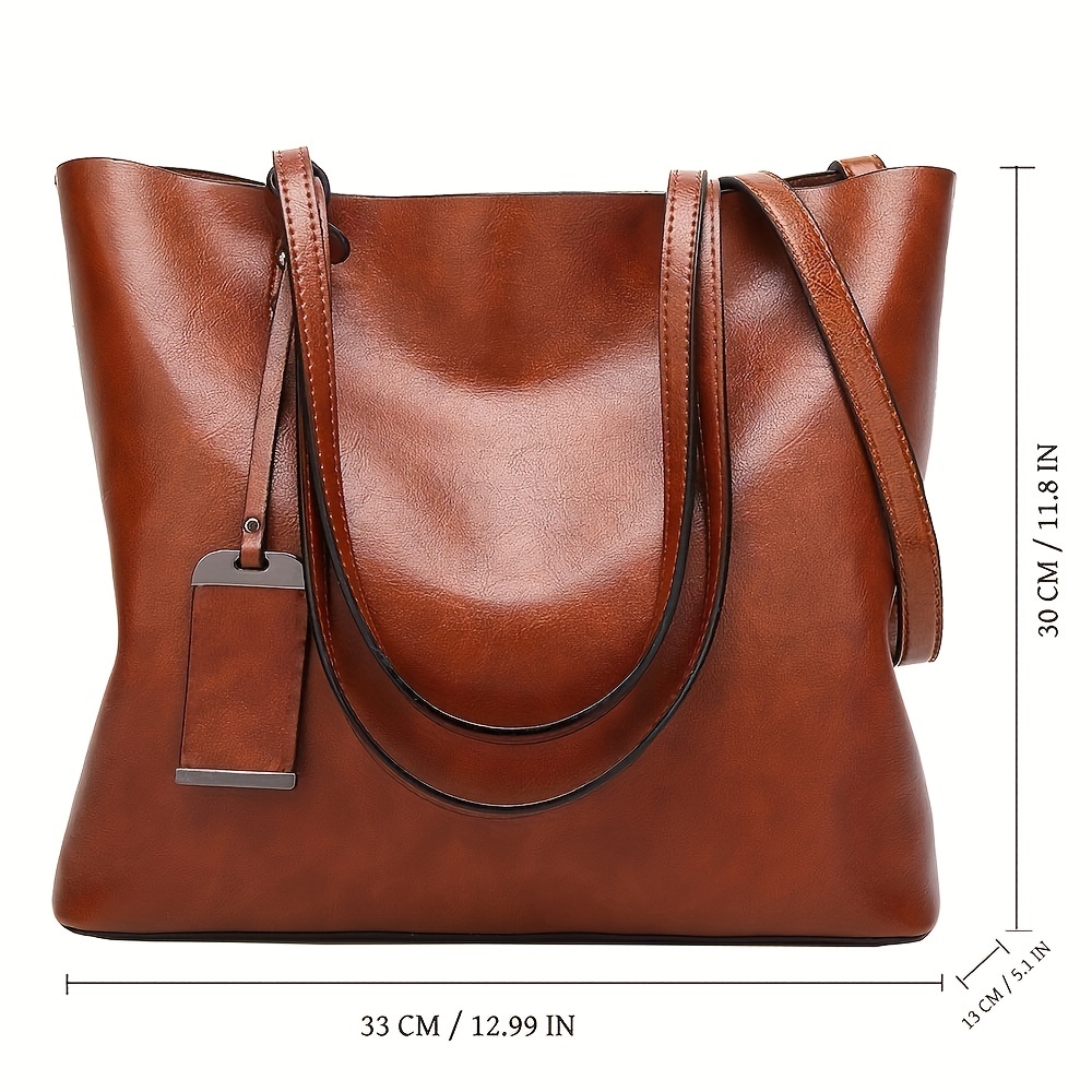 Fashionable Classic Retro Leat - Women Bags For Office recension och pris